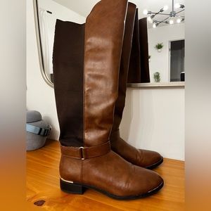 Call It Spring vegan leather tall boots